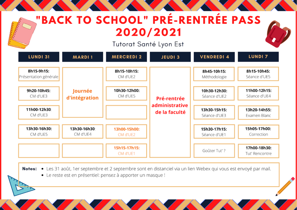 Calendrier Paces Lyon Est 2023 2024 Lyon Est - Tutorats Santé